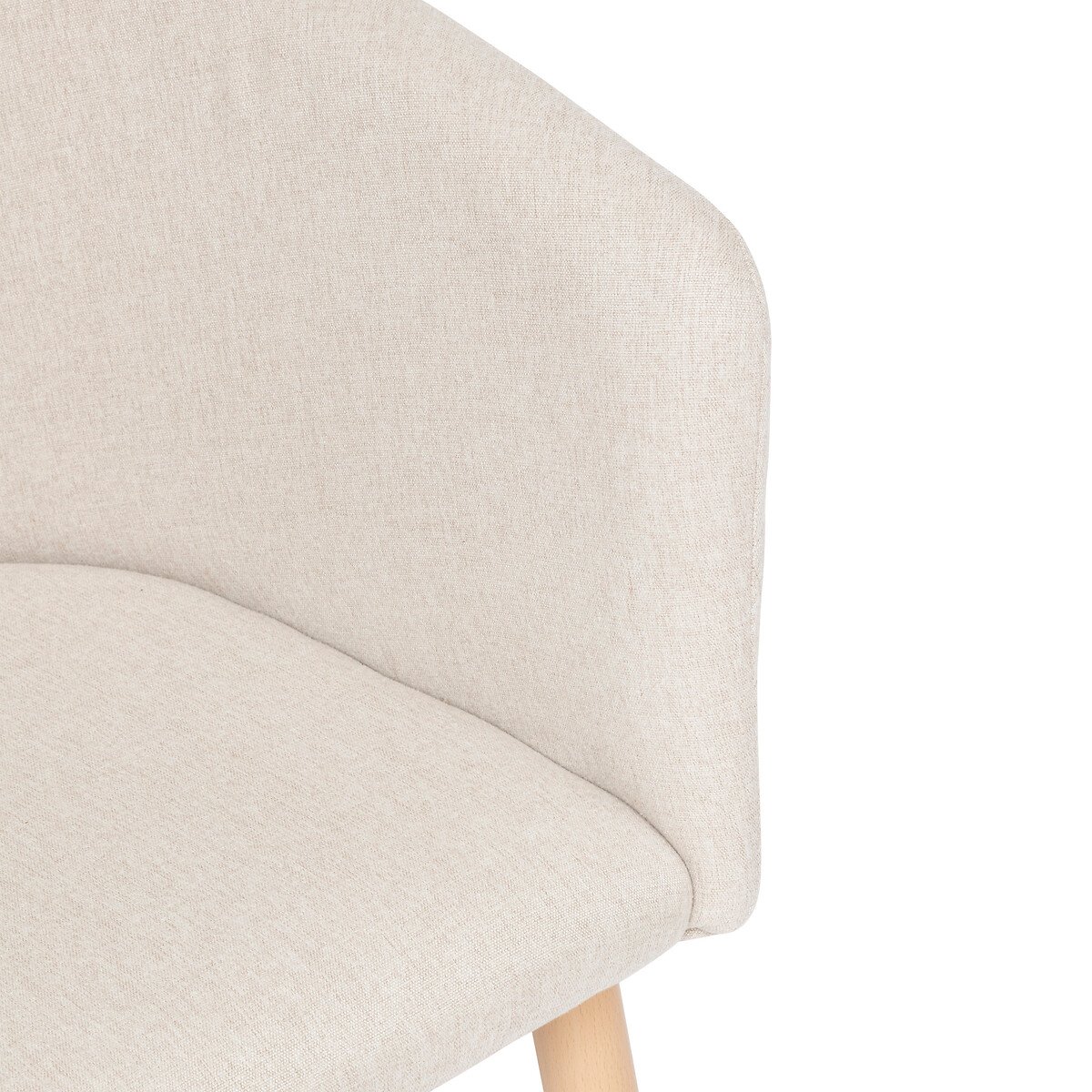 Cadeira MARLO bege em veludo 55x55x76cm