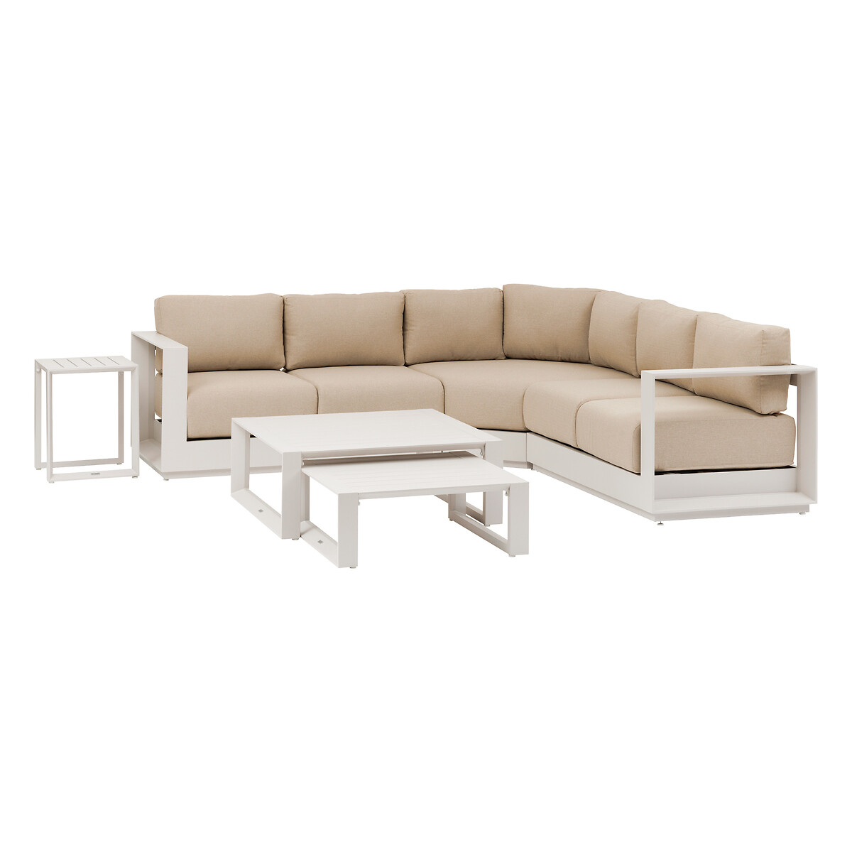 Conjunto de angulo ALLURE avoine lin 5 lugares,  Conjunto de angulo ALLURE avoine lin 5 lugares