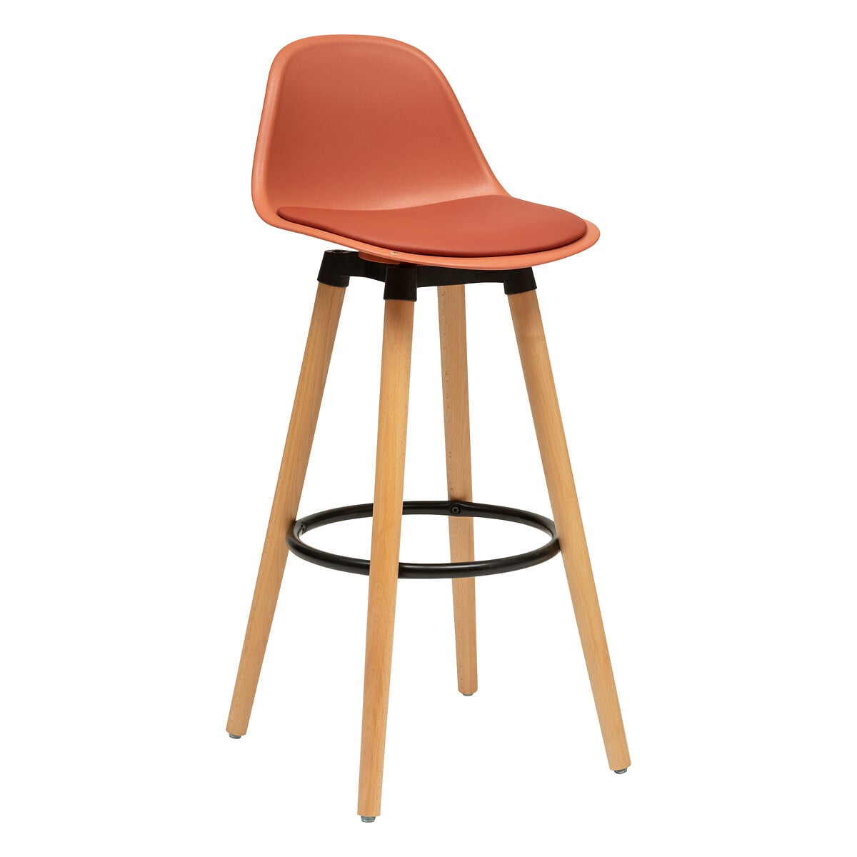 Banco de bar MAXON terracotta 91,5x43x39,5cm