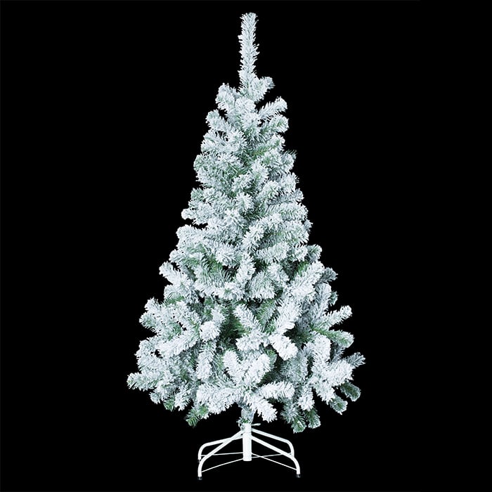 Árvore de natal FLOQUE verde com efeito neve 180cm