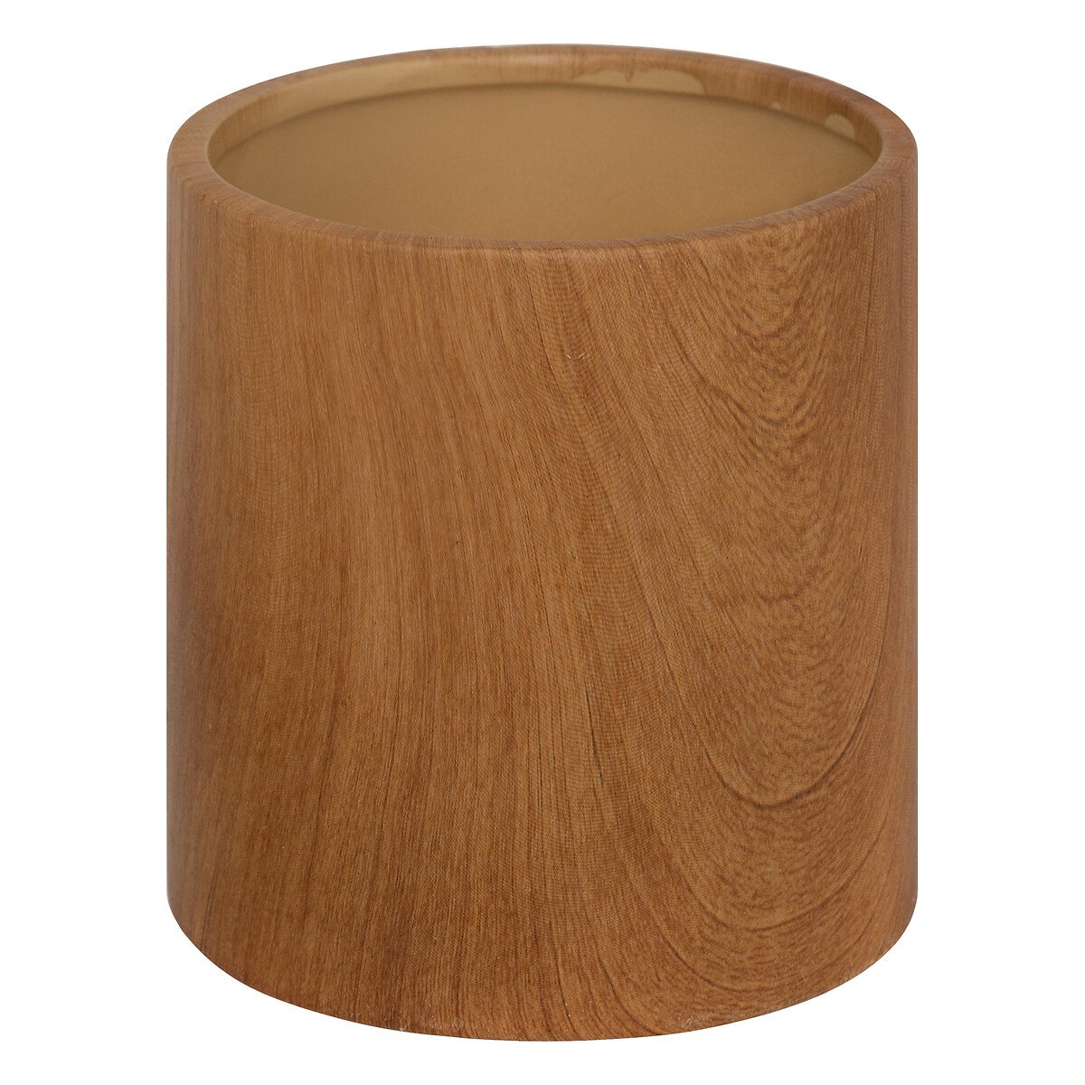 Vaso SOA em cer&acirc;mica efeito madeira 11,6cm