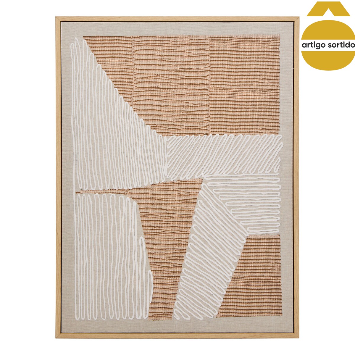 Quadro decorativo BAKA castanho 30x40cm