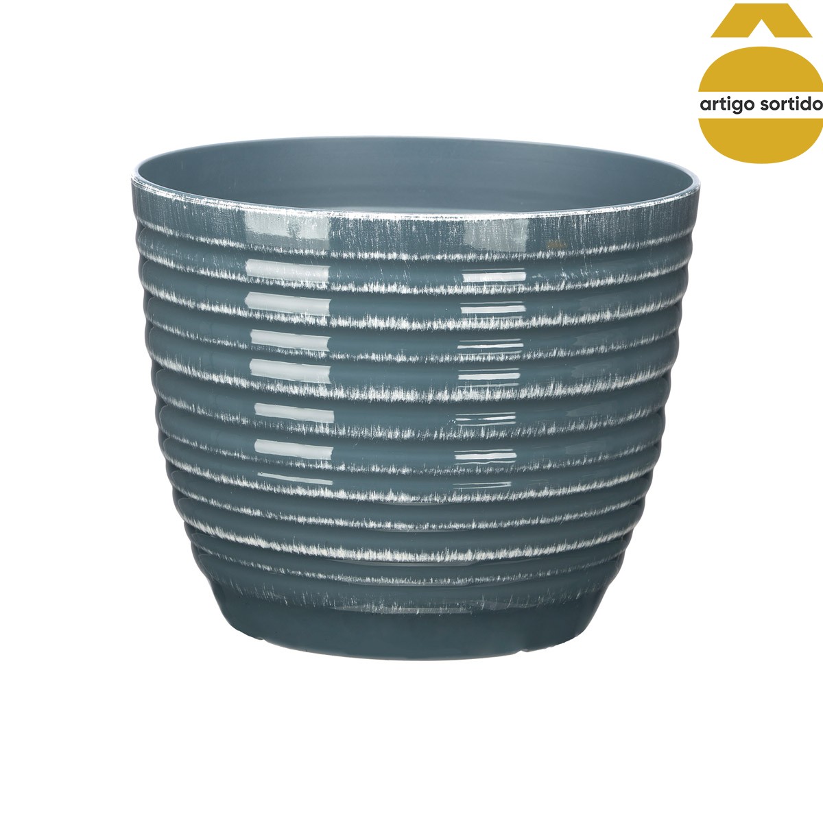 Vaso plástico 3 cores sortidas