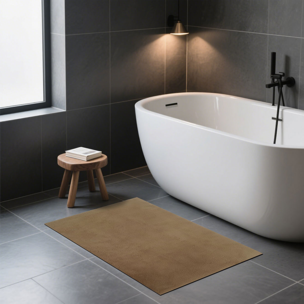 Tapete wc ZARIA camel 50x80cm