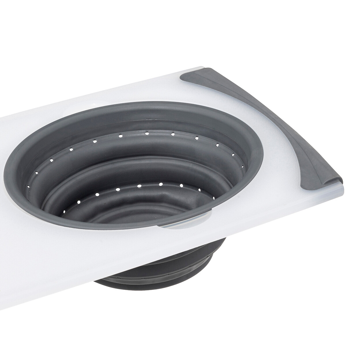 Tábua de corte com recipiente dobrável