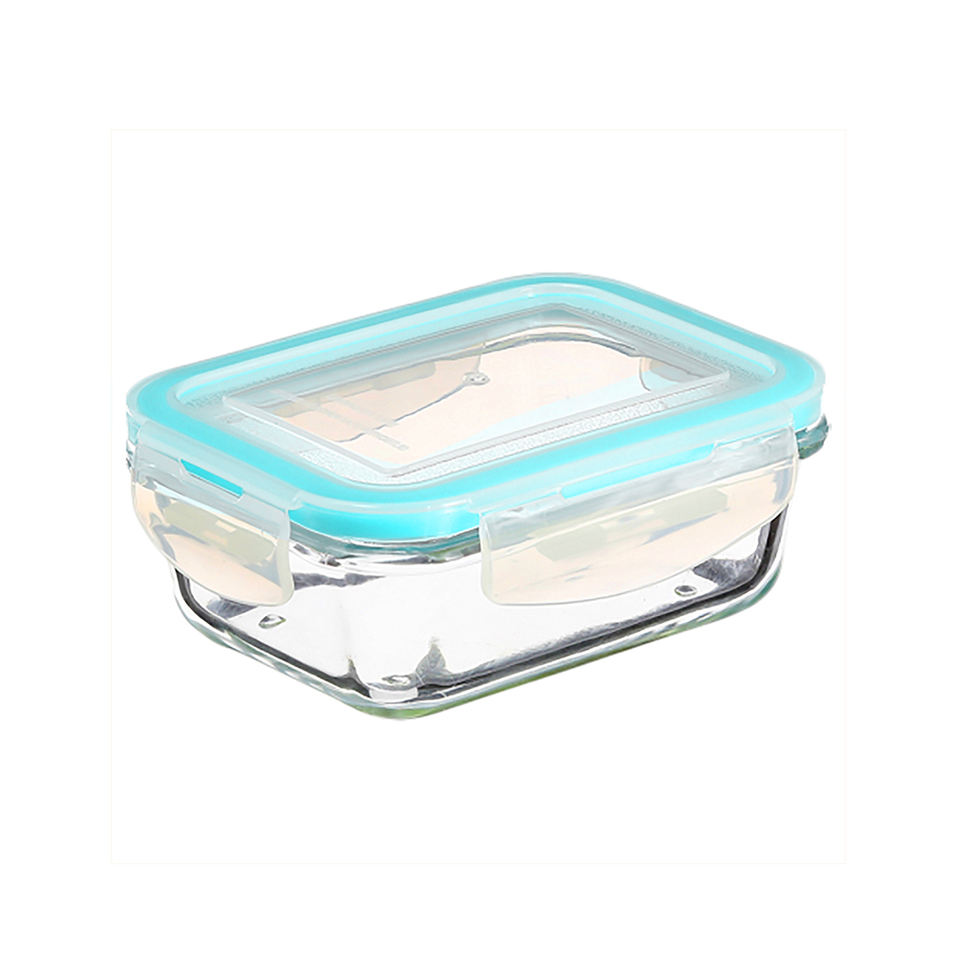 Conjunto de 3 caixas vidro retangulares