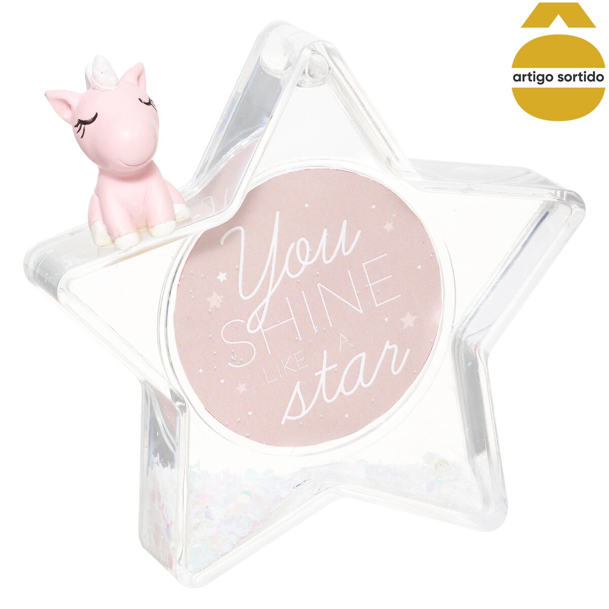 Estrela decorativa unic&oacute;rnio