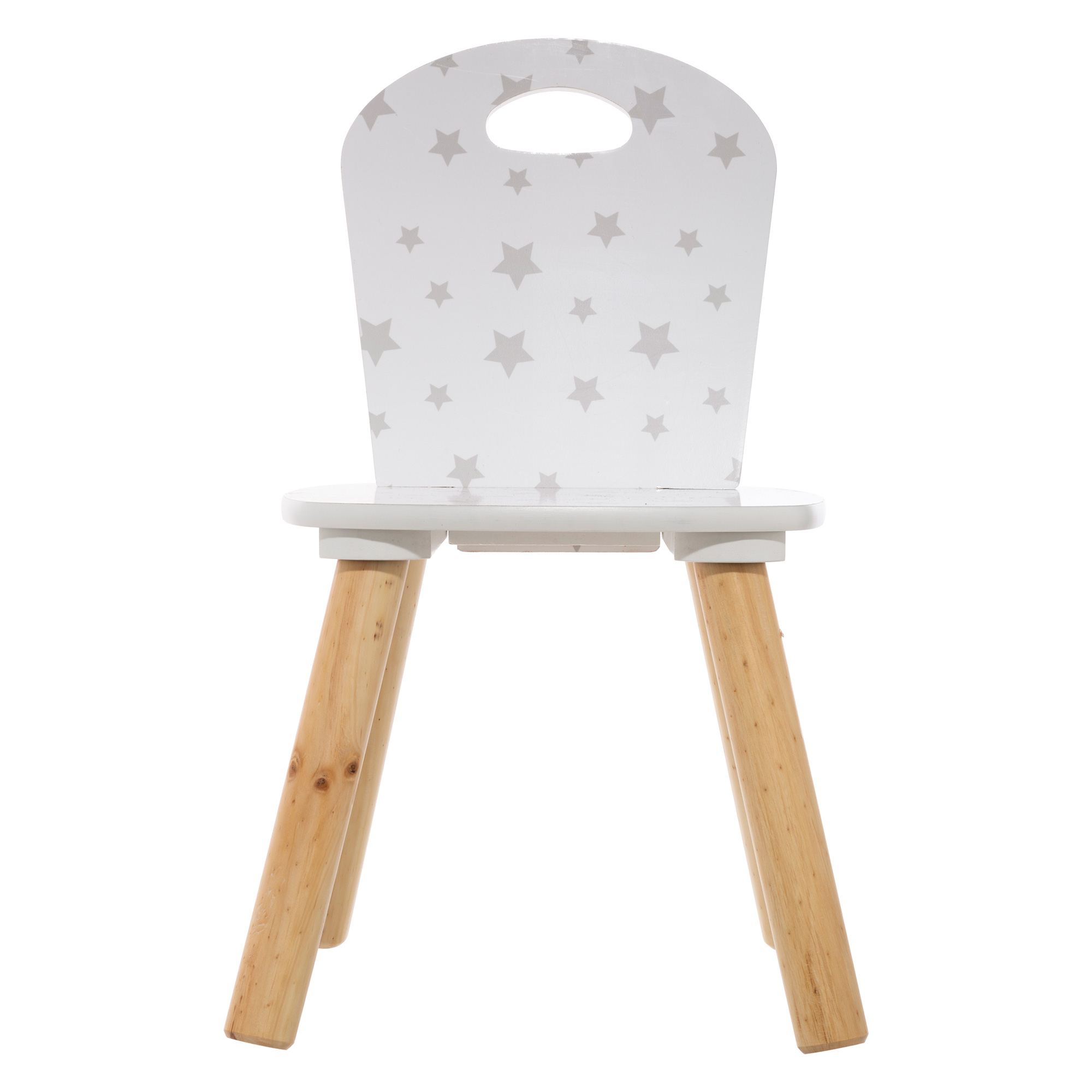 Cadeira DOUCEUR branca com estrelas,  Cadeira DOUCEUR branca com estrelas