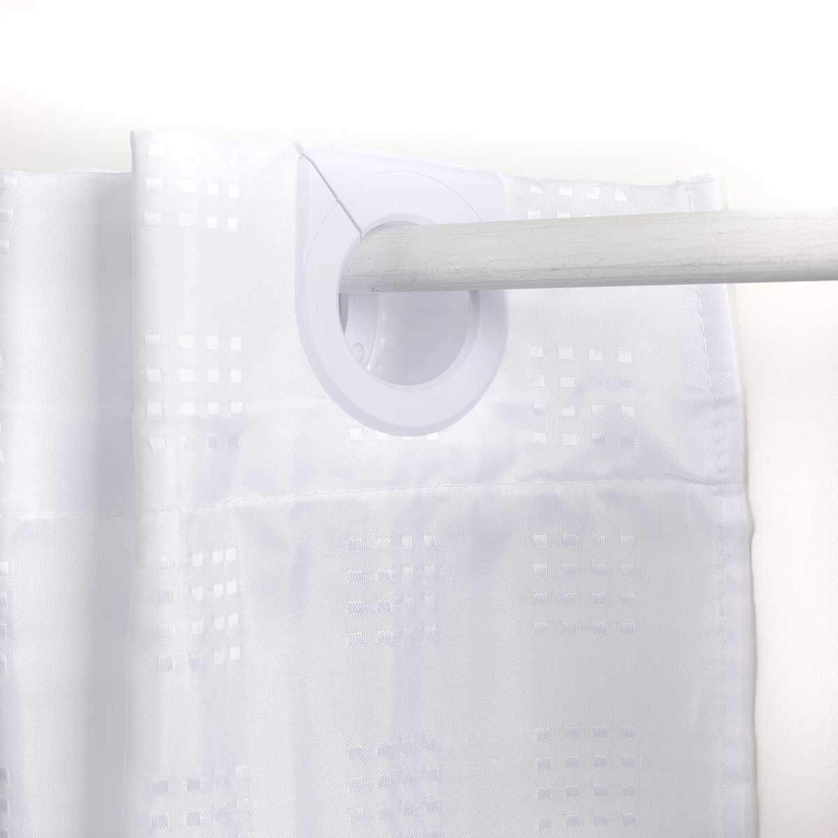Cortina De Banho Branca 180x200cm