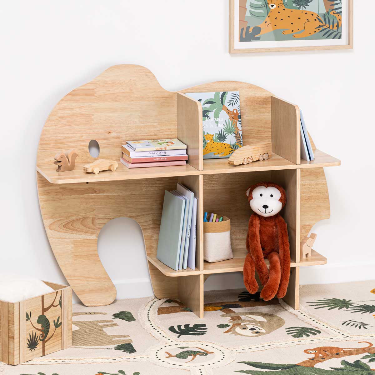 Peluche NELSO macaco castanho