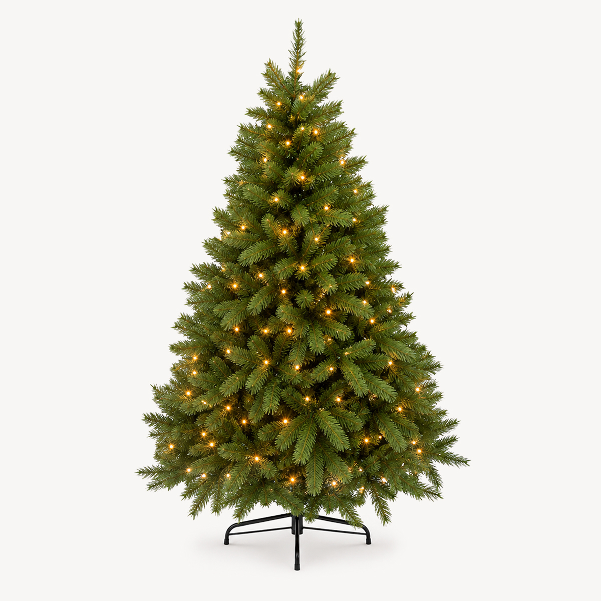 &Aacute;rvore de natal LUMERIA verde 210cm com leds
