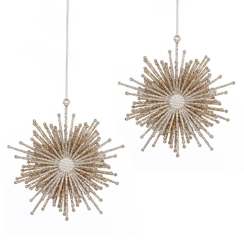 Conjunto de 2 pendurantes forma estrela