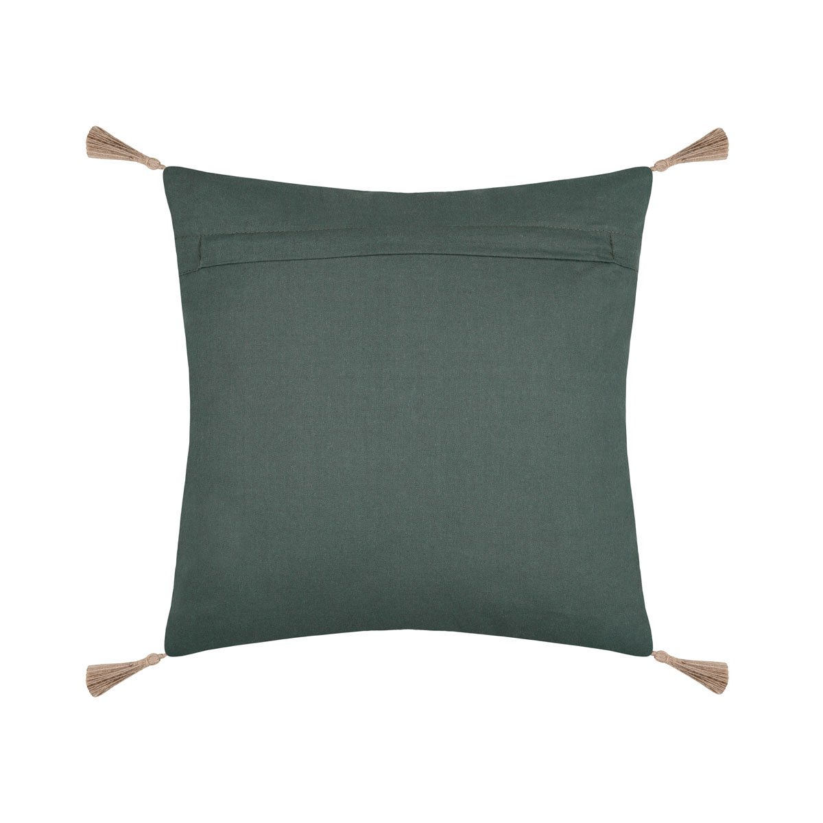 Almofada BOTANYS dourada em algod&atilde;o 40x40cm