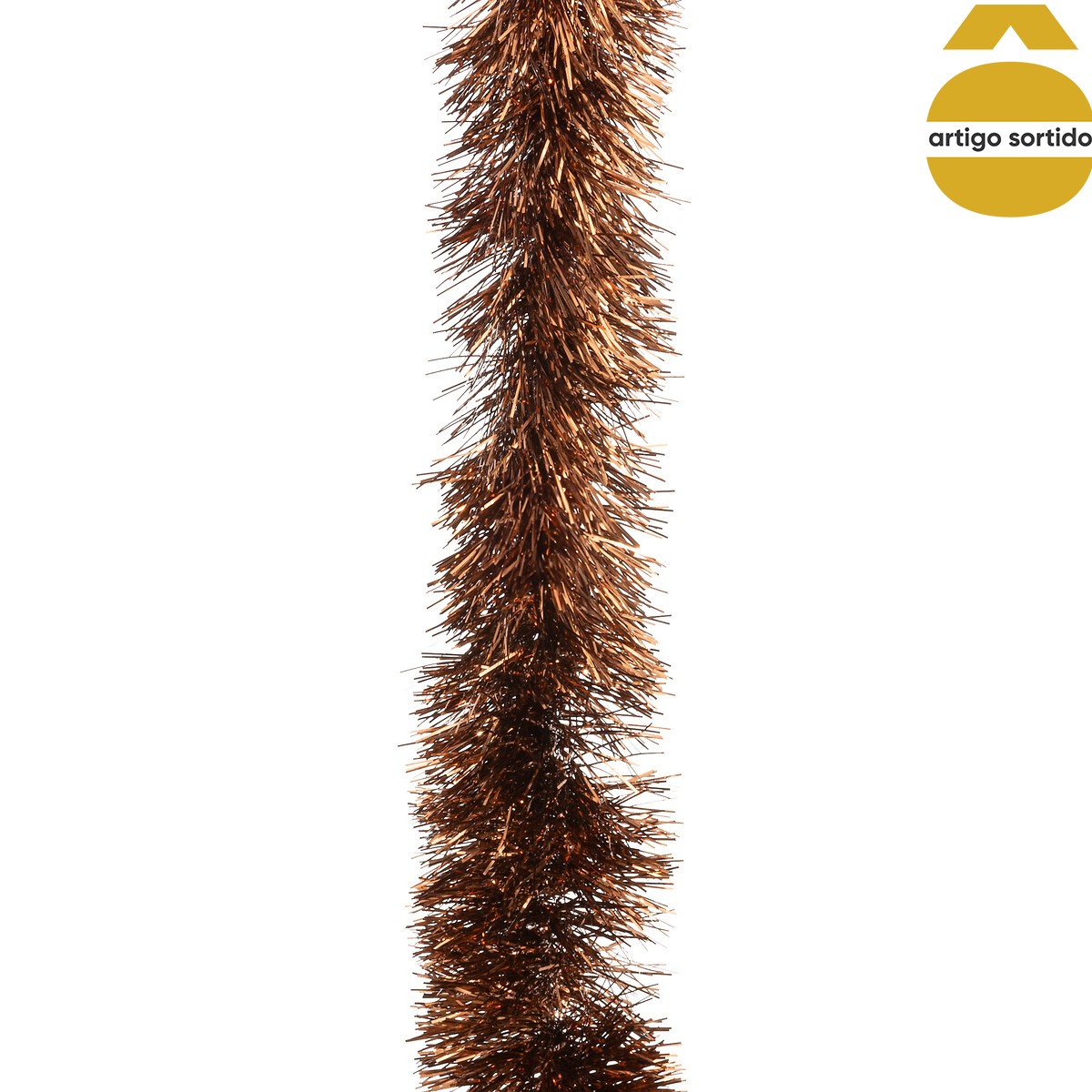 Grinalda verde escuro e castanho 200cm