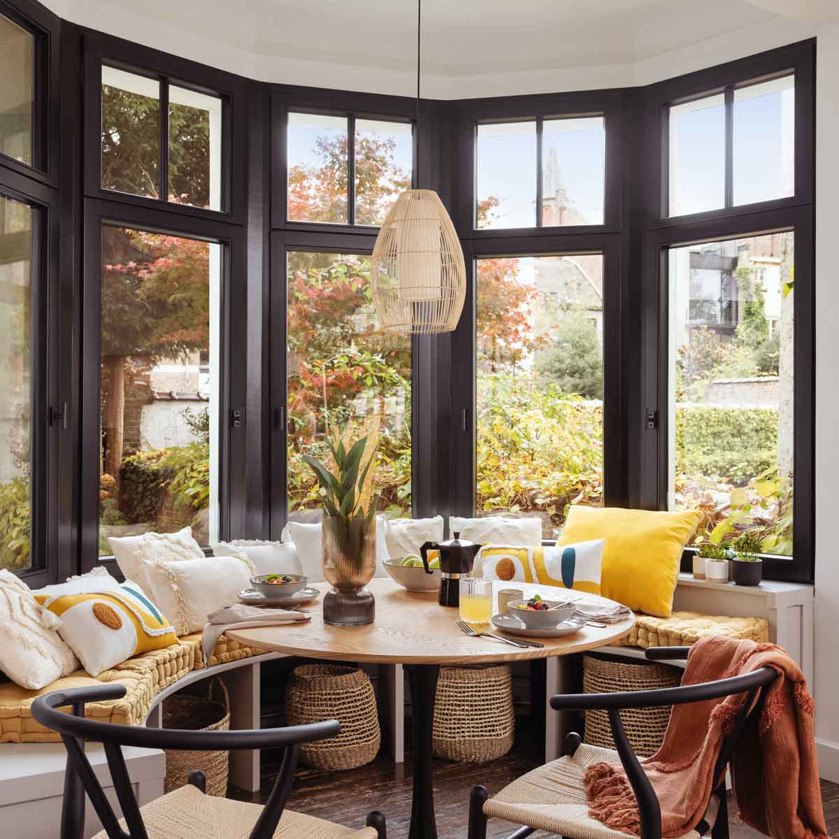 Candeeiro de teto MACY bege em rattan