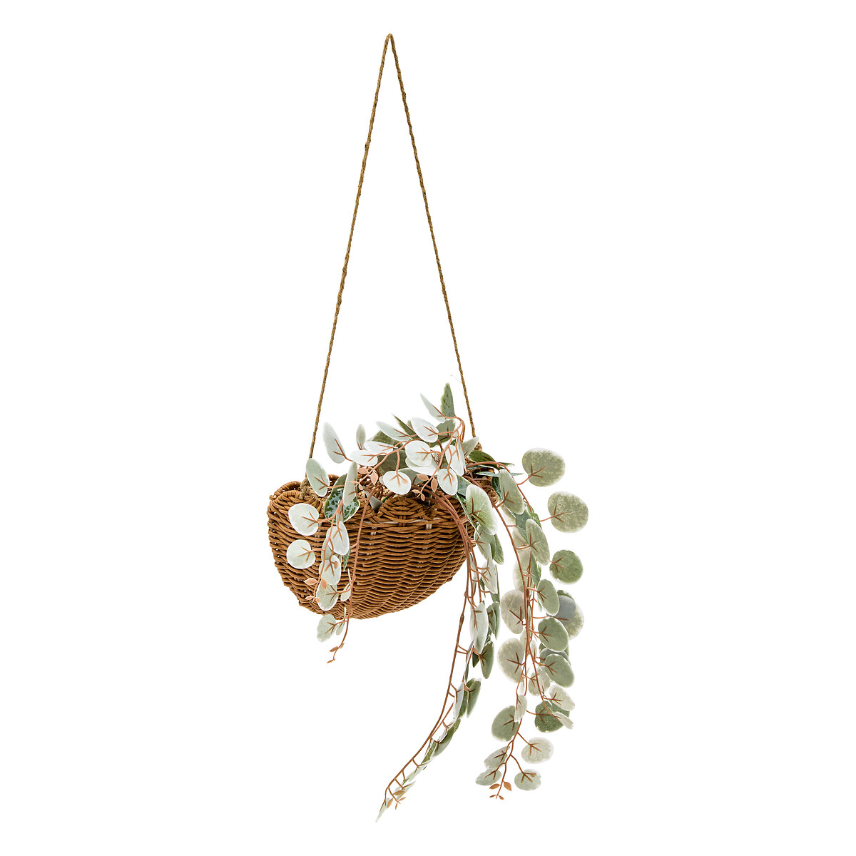 Vaso suspenso com planta artificial MONA 26cm
