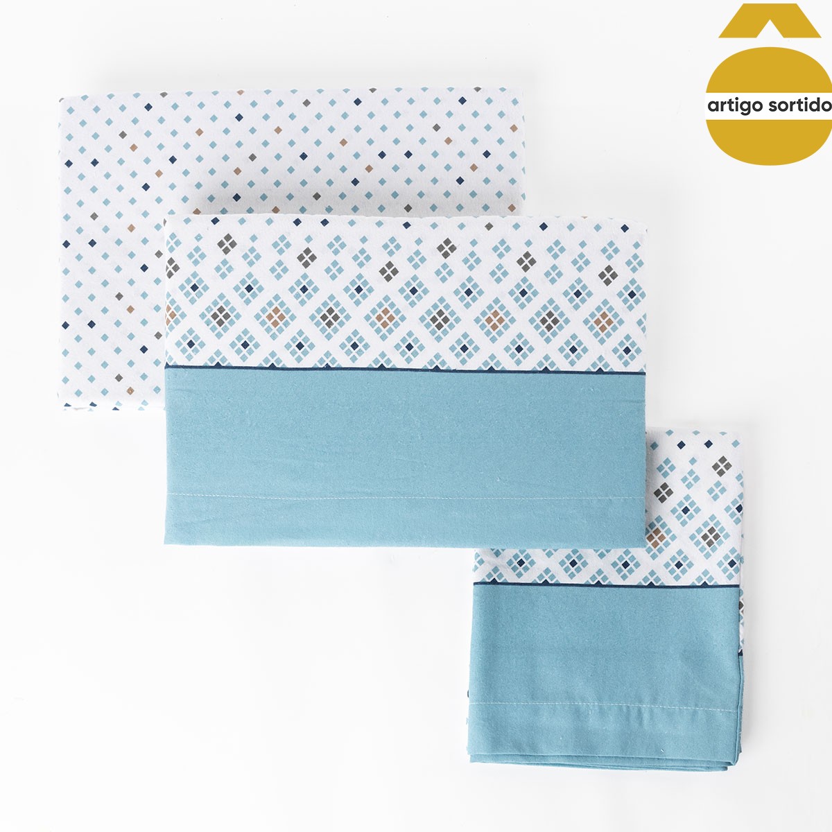 Jogo cama de casal flanela 240x280cm