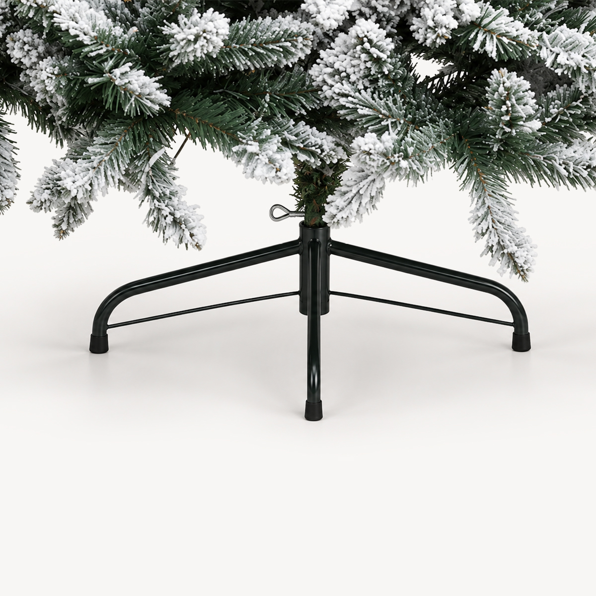 &Aacute;rvore de natal SNOW LORD verde com 280 leds e neve 180cm
