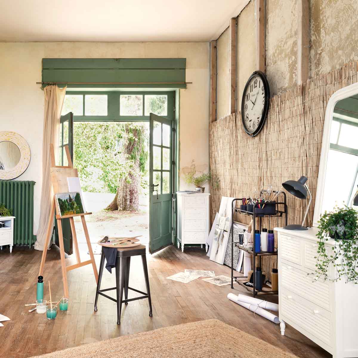 Candeeiro mesa C&Eacute;LIA cinza em metal