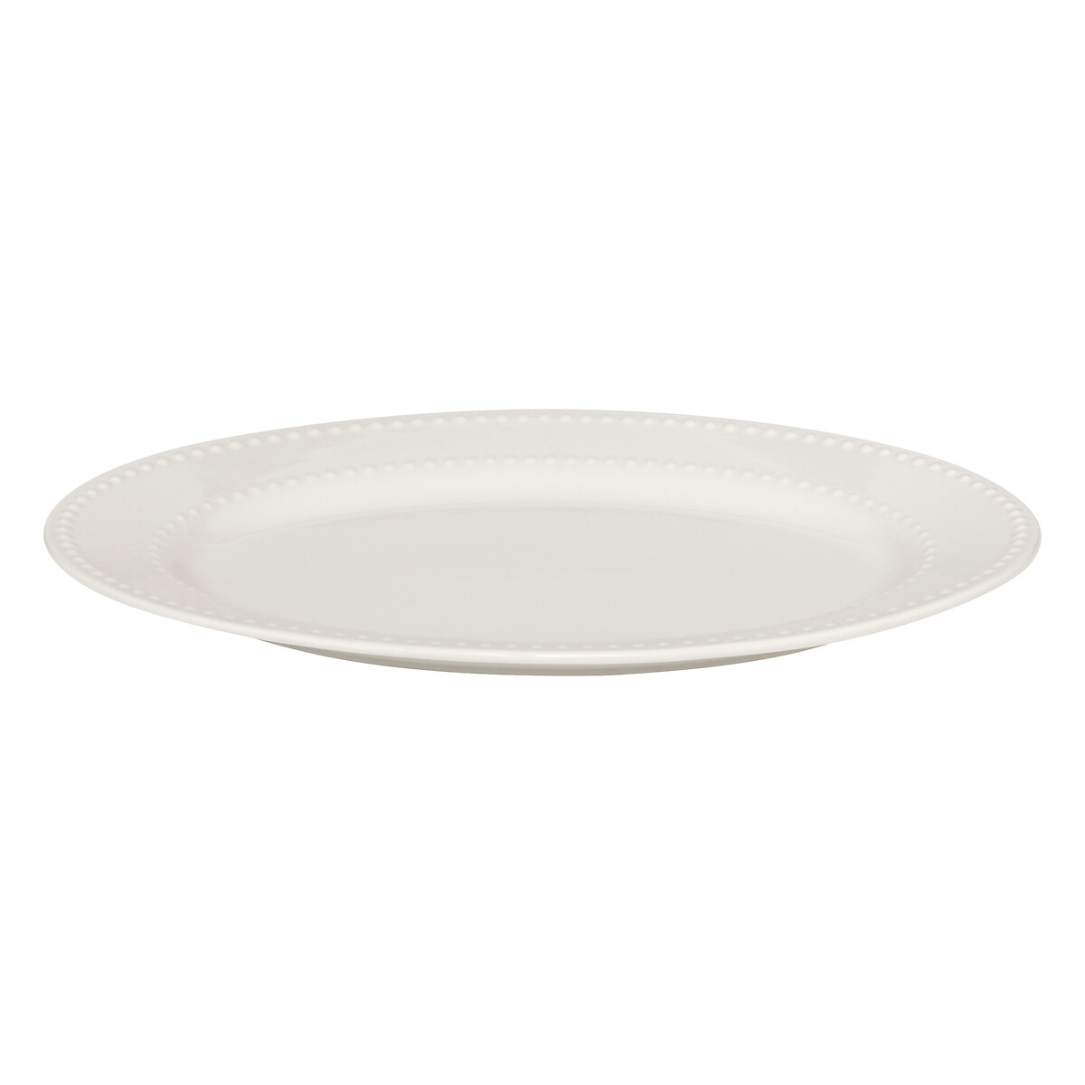 Travessa oval PERLE 33x23cm em porcelana