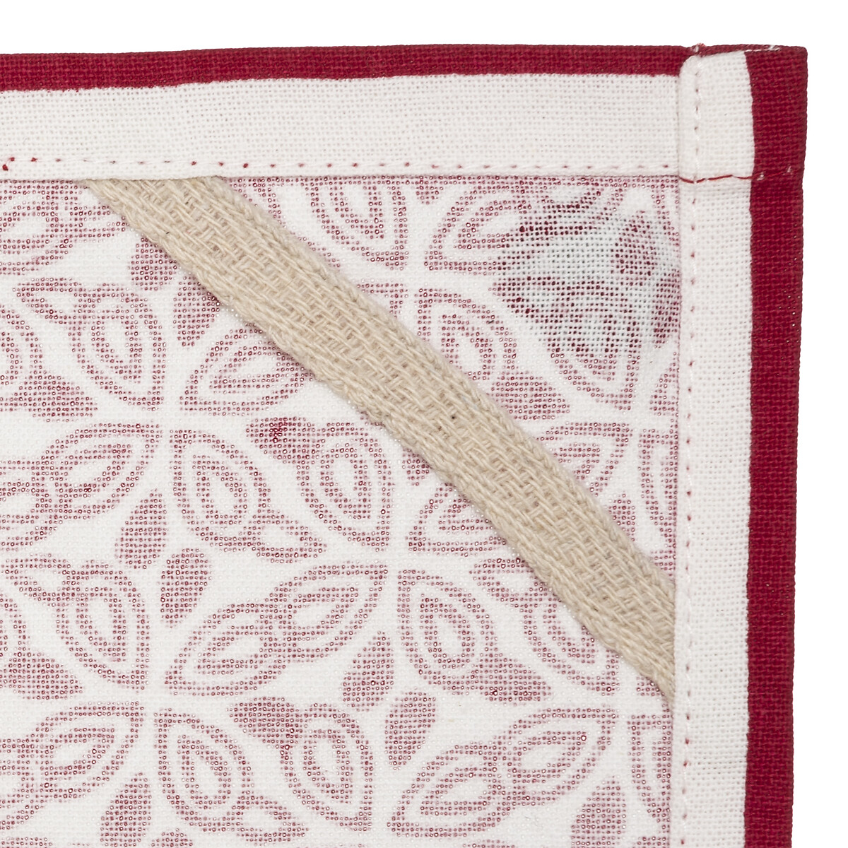 Conjunto de 3 panos de cozinha vermelho