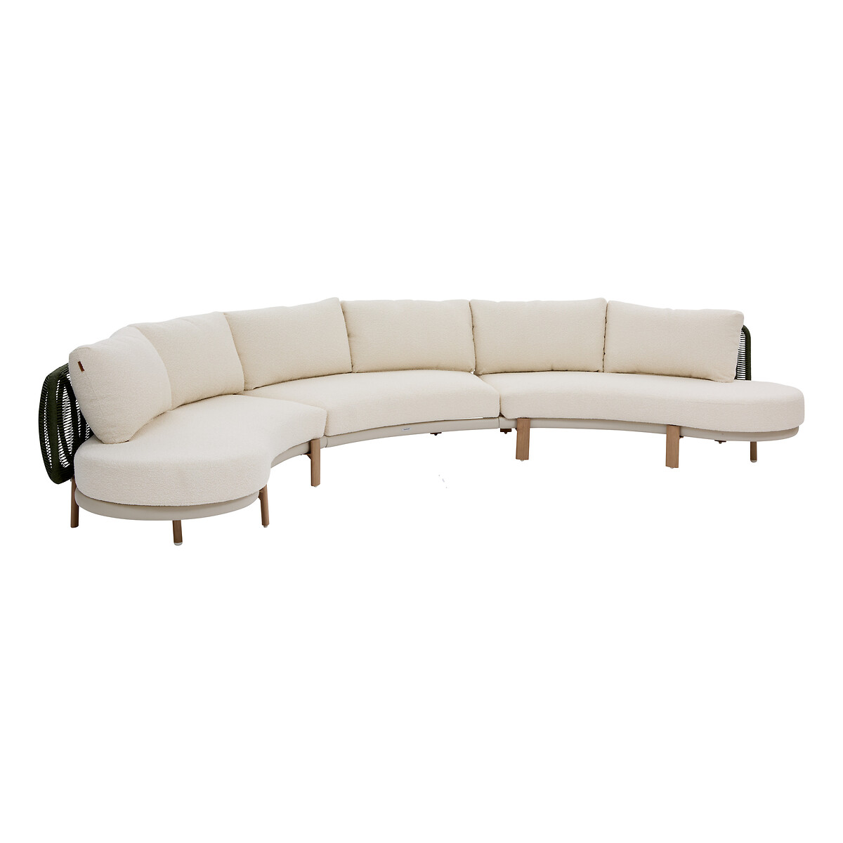 Conjunto de jardim MYLORE argile 6 lugares