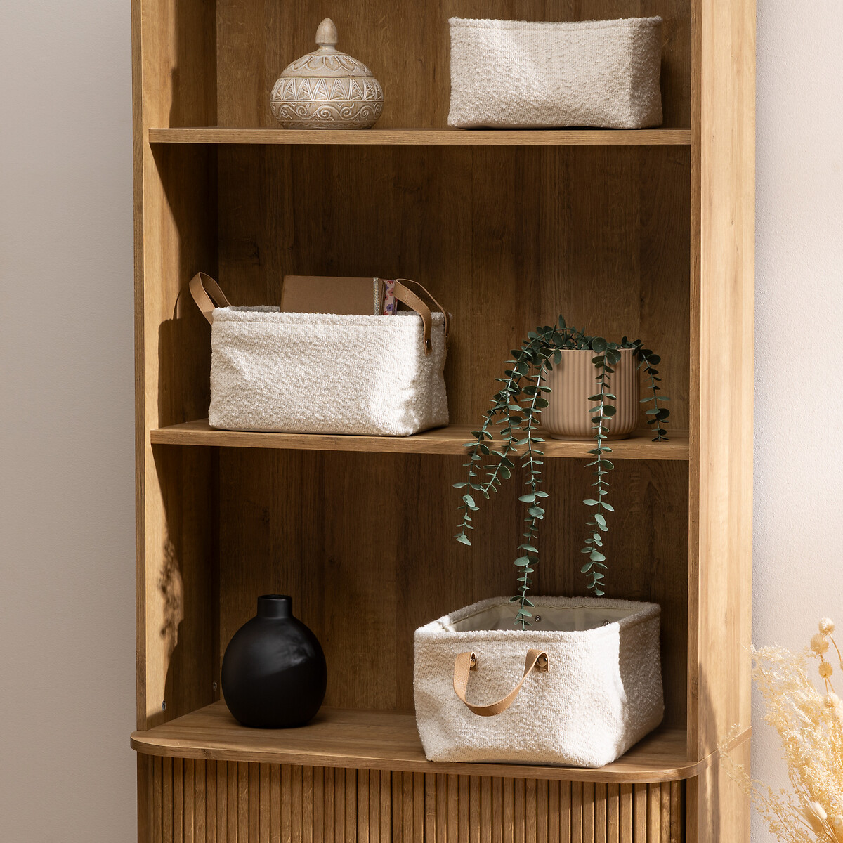 Cesto LOE cinza 25x25cm