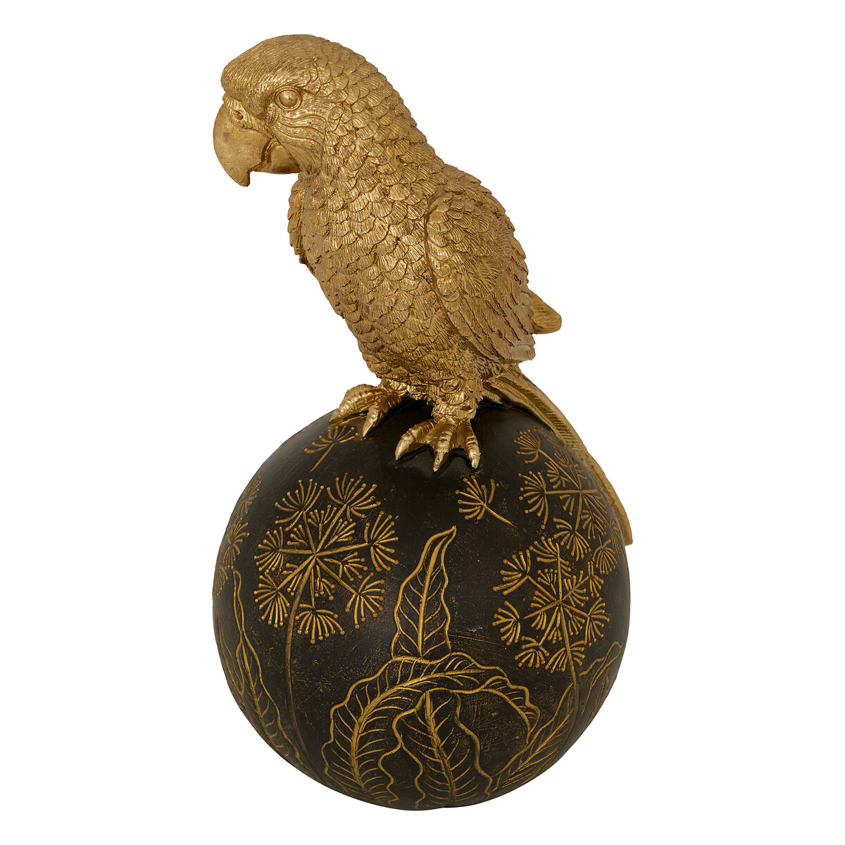 Estátua de pássaro BELLI dourado 19cm,  Estátua de pássaro BELLI dourado 19cm