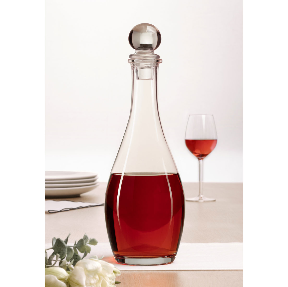 Garrafa GABRIELLE de vidro 1,2l,  Garrafa GABRIELLE de vidro 1,2l