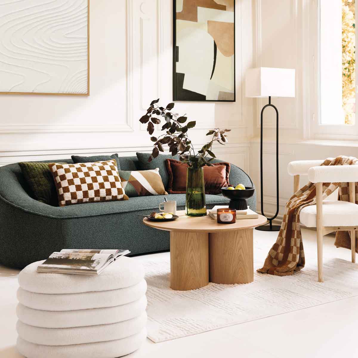 Sofá 3 luagares OSTUNI verde