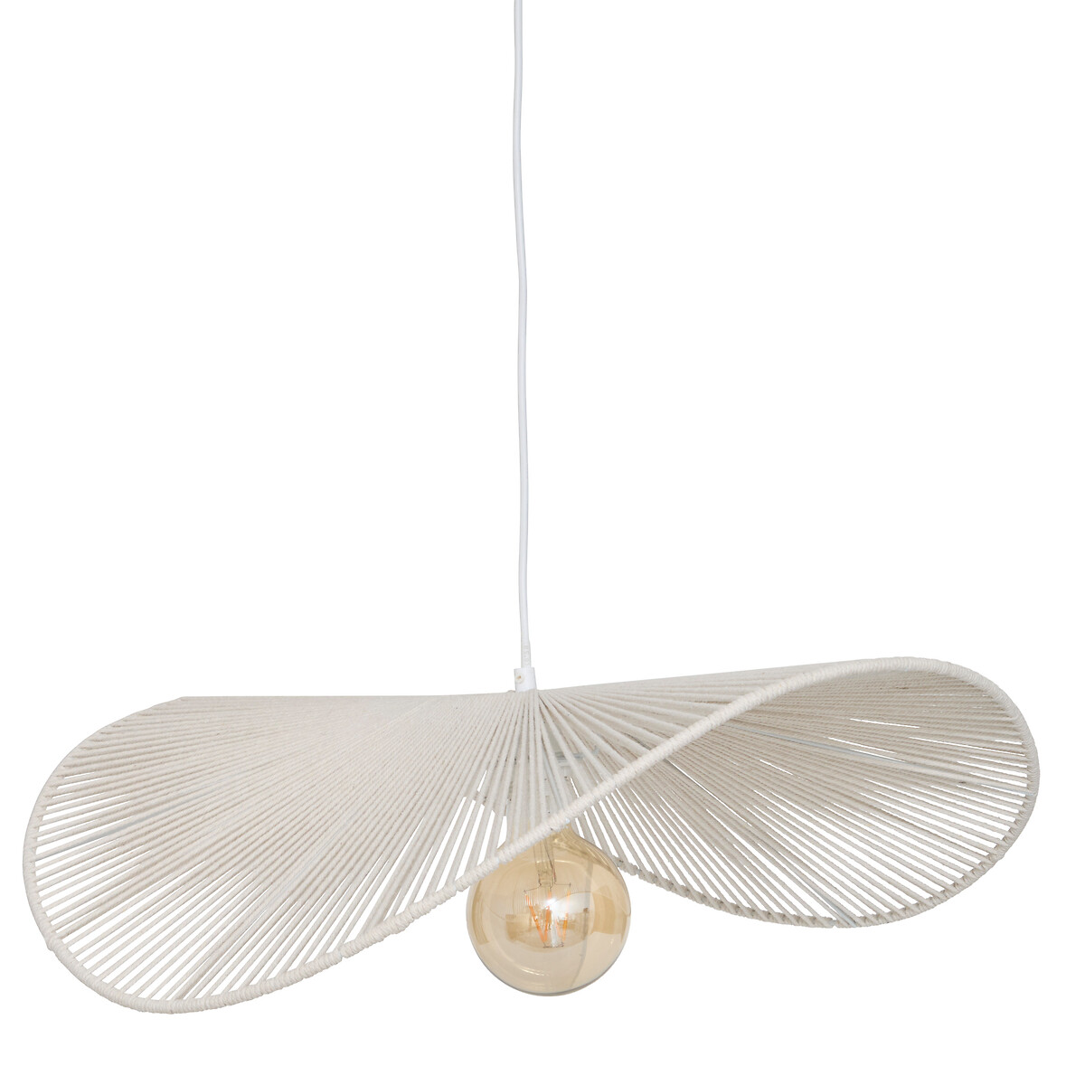 Candeeiro de teto ADELIA branco 58cm