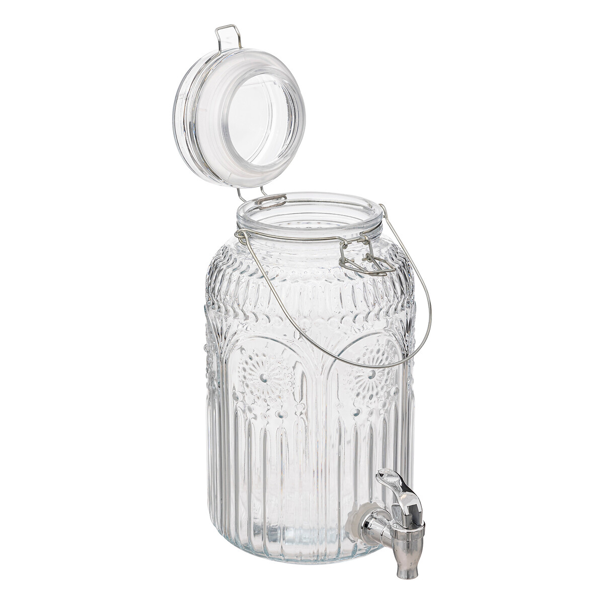 Frasco com torneira MONA em vidro 3,8l