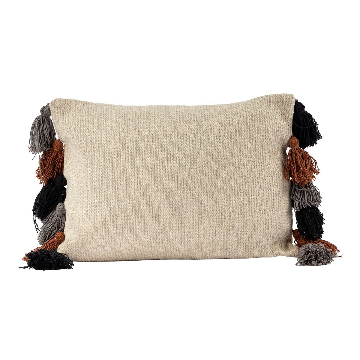 Almofada Saidia Bege Com Pompons 35x50cm