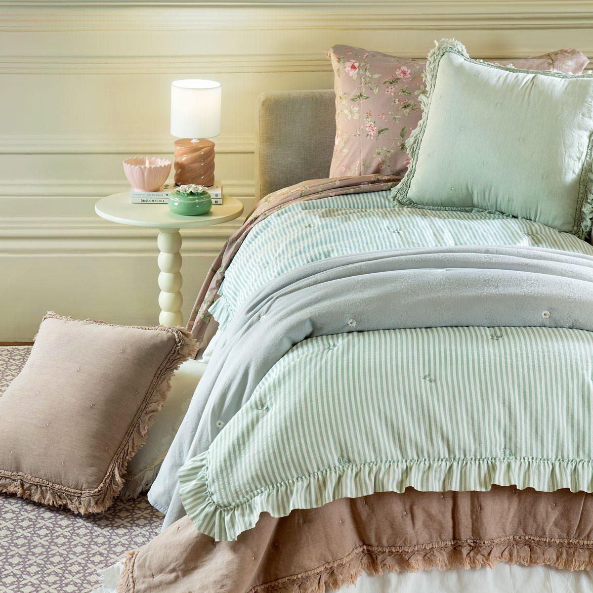 Almofada IVY branca 45x45cm