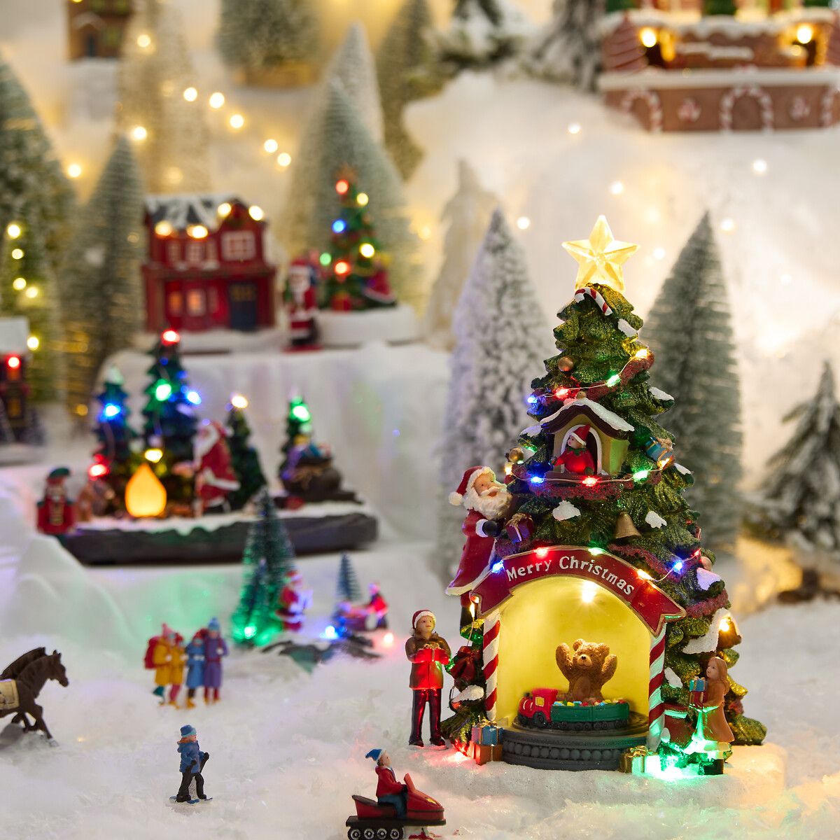 Aldeia &aacute;rvore de natal 33led