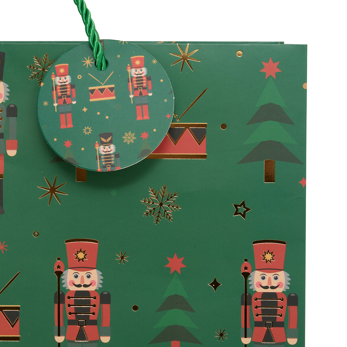 Saco oferta com soldado de chumbo 30x12x42cm