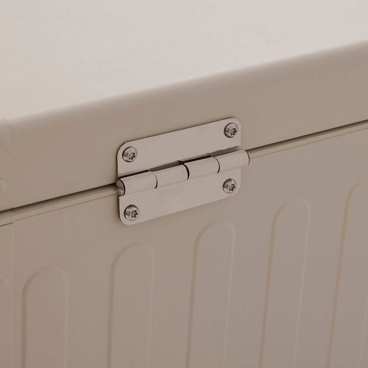 Baú arrumação EDENIO aço cor argile