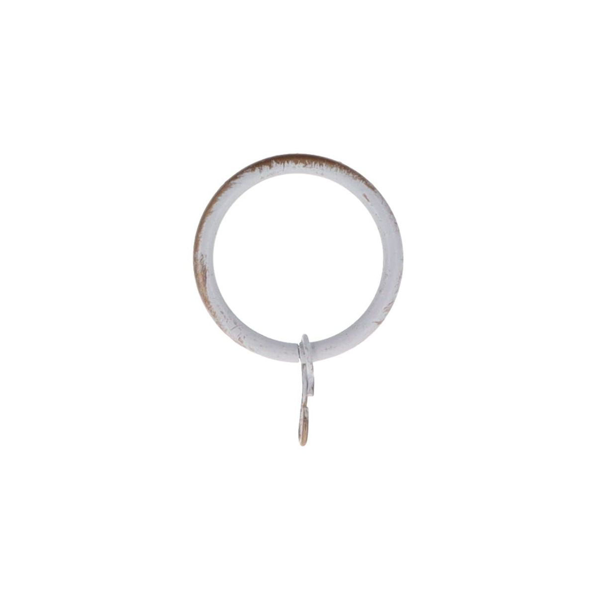 Conjunto de 8 argolas branco e dourado