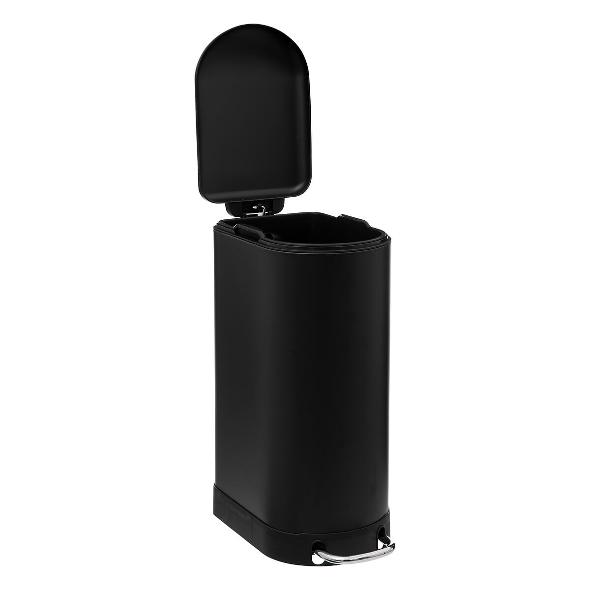 Balde Do Lixo Ariane Slim Preto 30L