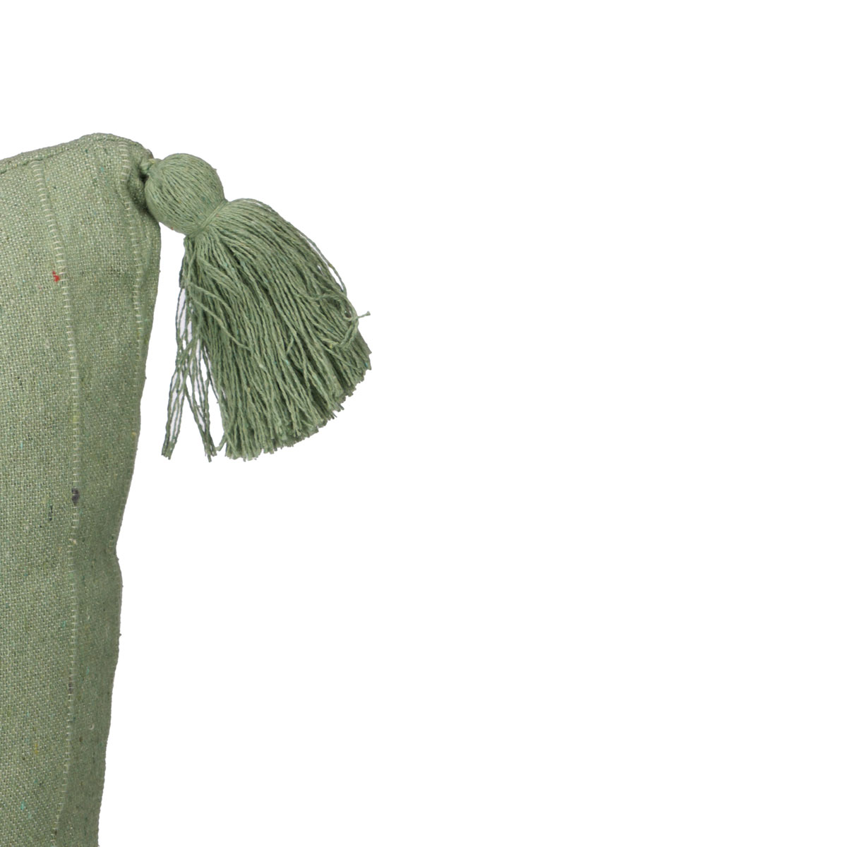 Almofada com riscas verde 45x45cm