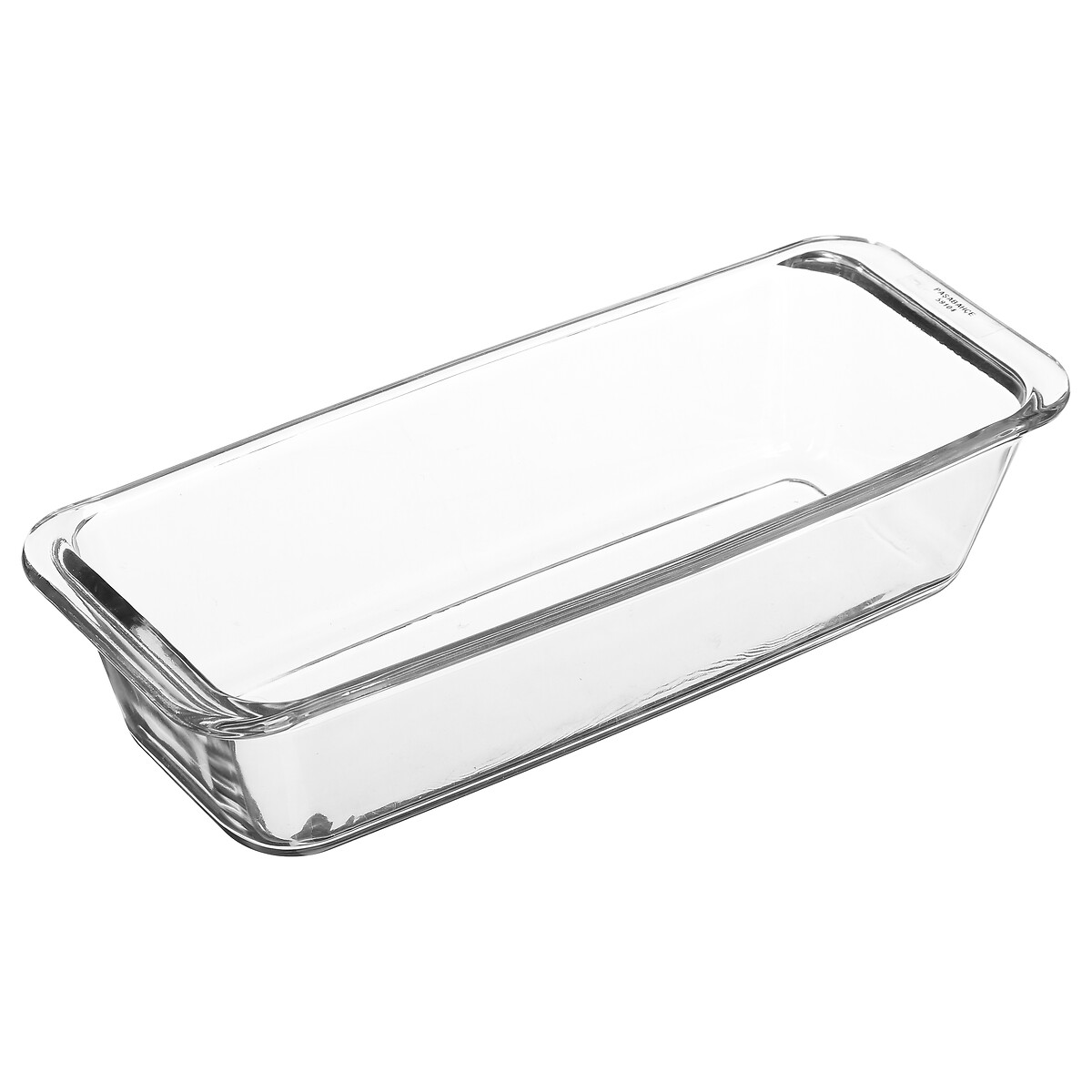 Travessa retangular de vidro 12x31cm