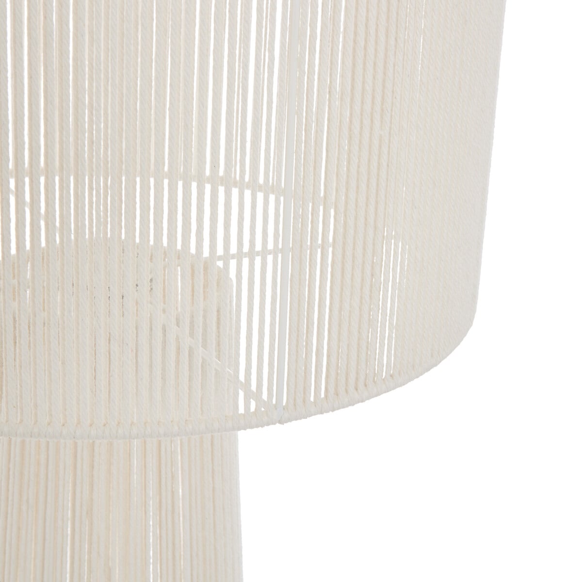 Candeeiro de p&eacute; ADRIA branco em metal 145cm