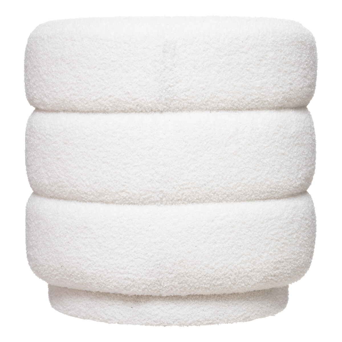 Pufe vibe redondo branco