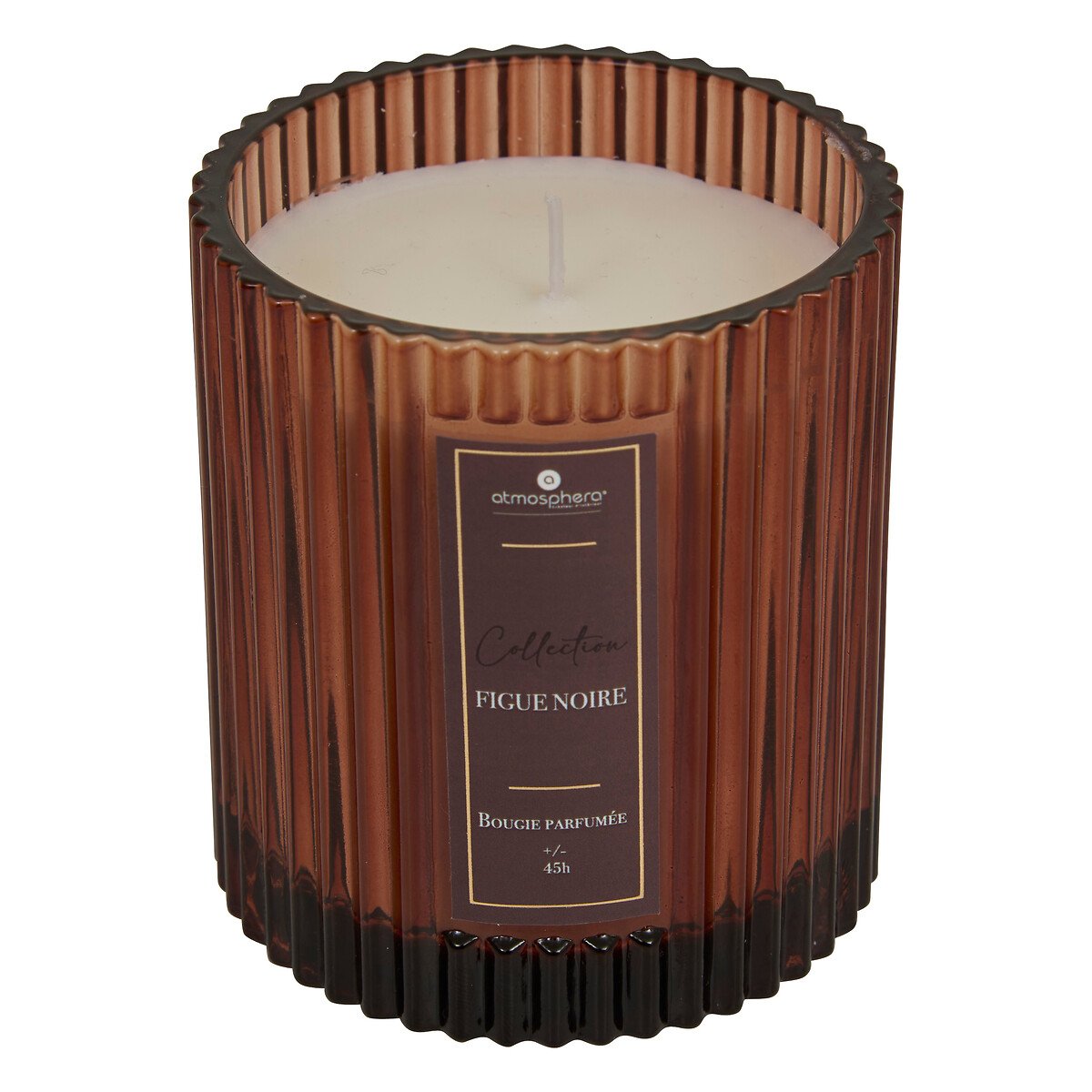 Vela perfumada com copo de vidro COLLECTION figue noire 290gr,  Vela perfumada com copo de vidro COLLECTION figue noire 290gr