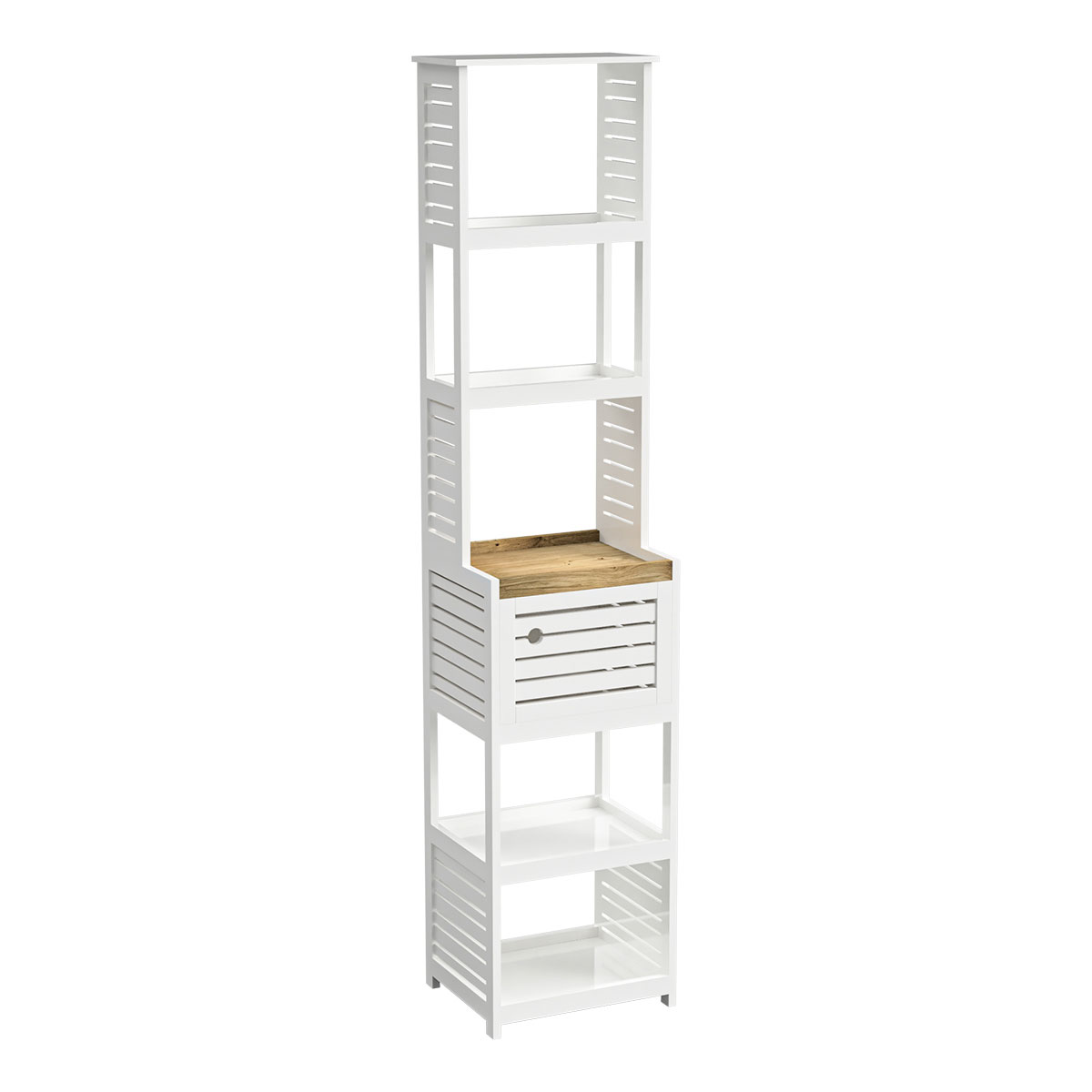 M&oacute;vel alto wc com 1 porta RIO branco