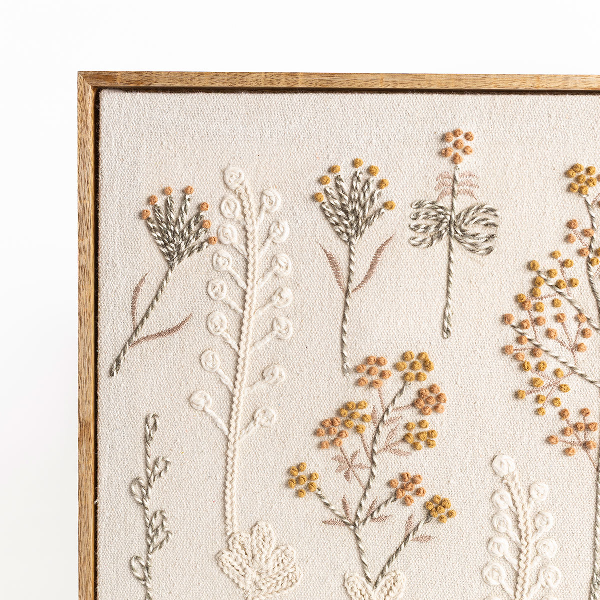 Quadro decorativo com flores 50x50cm