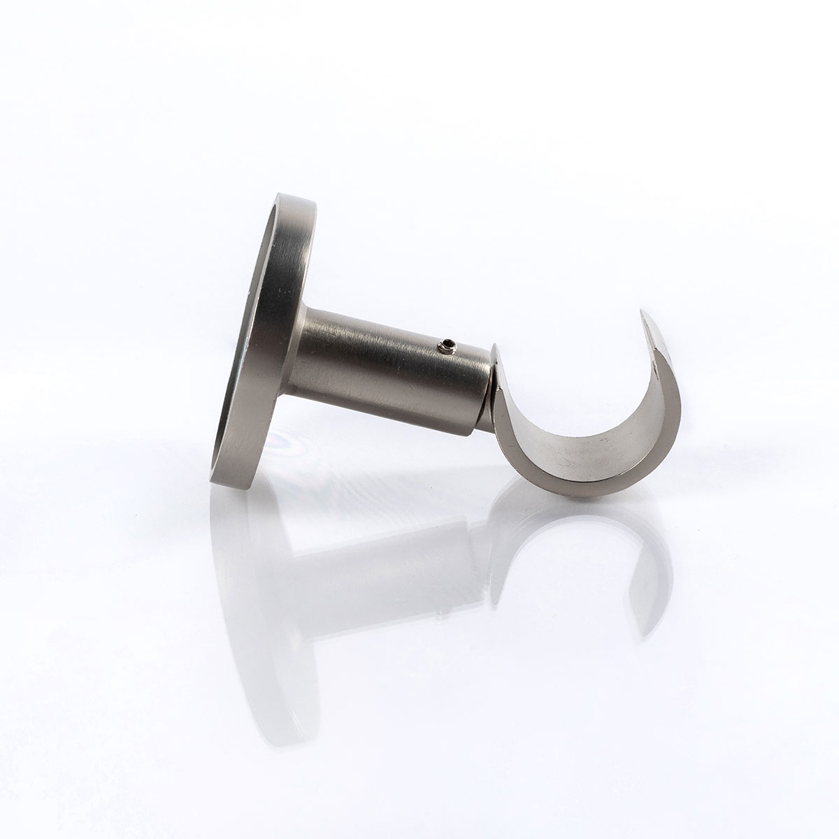 Suporte simples prateado mate d28cm