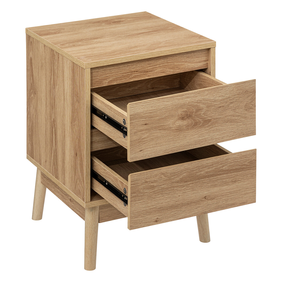 Mesa de cabeceira ABANA bege em mdf