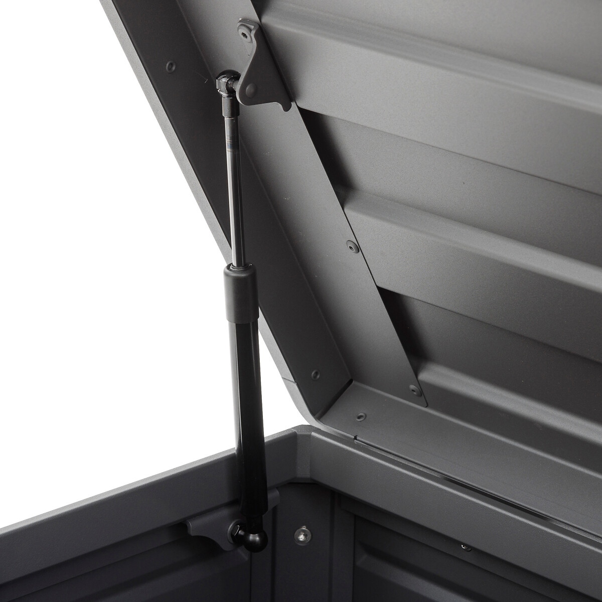 Baú arrumação EDENIO aço cinzento