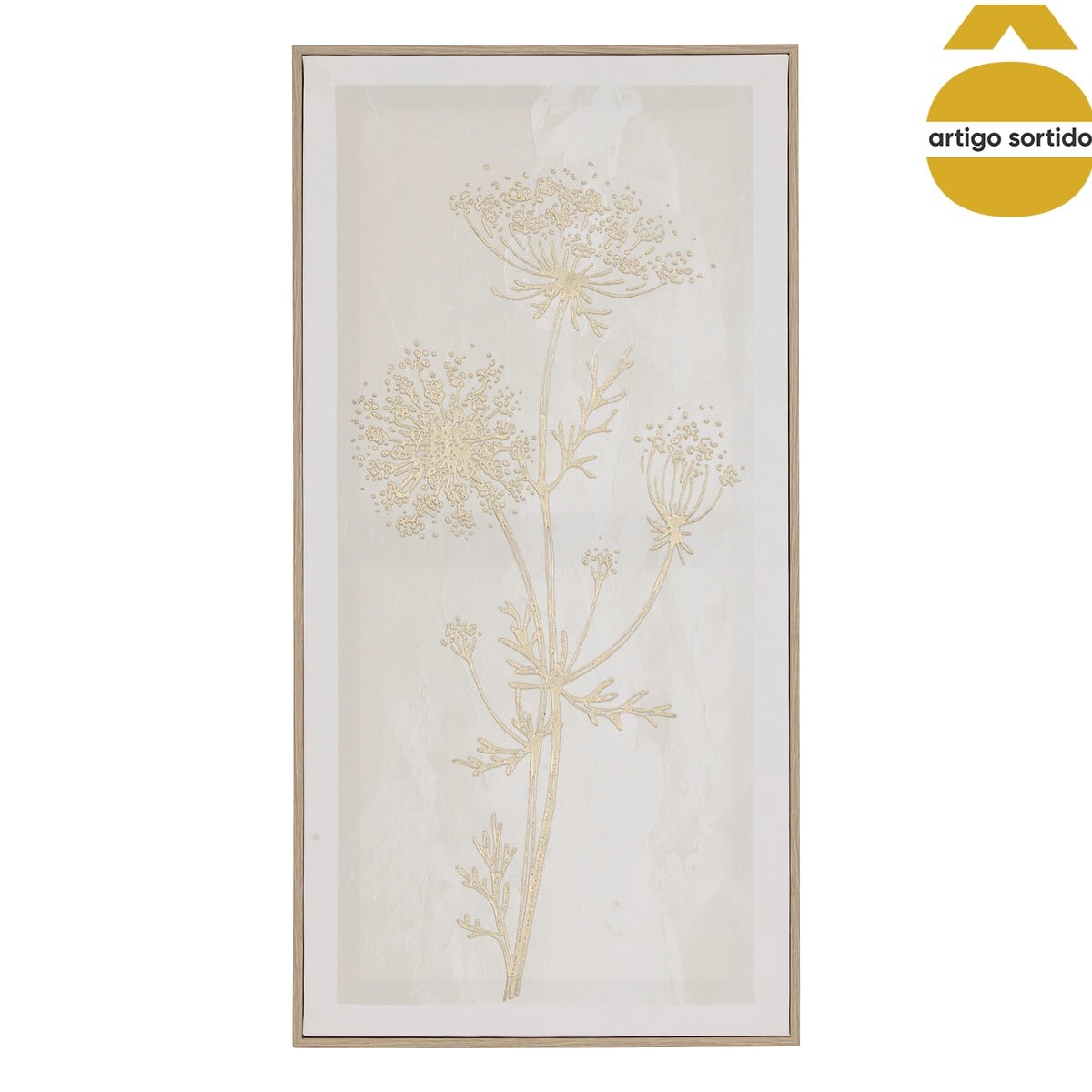 Quadro decorativo BERYL efeito alum&iacute;nio 3d